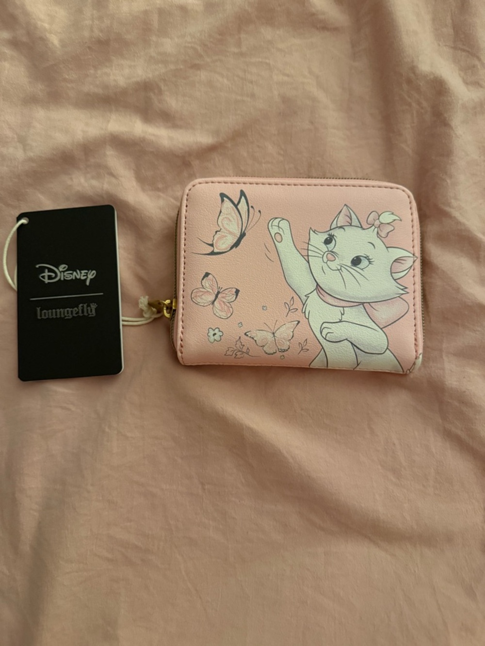 Loungefly Disney’s Marie Butterfly Zip Wallet